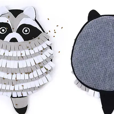 Килимок для нюхання для собак Derby Raccoon Shape Pet Snuffle Mat - фото 4