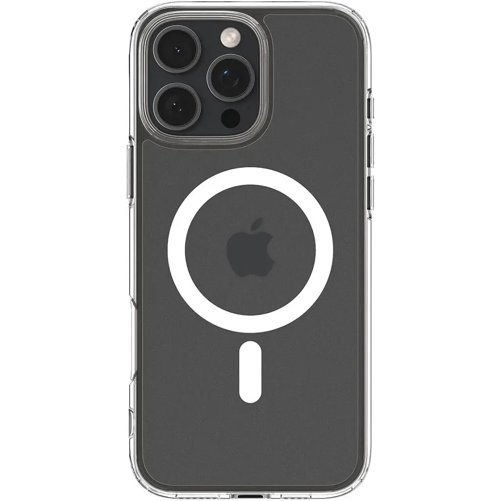Чохол-накладка Spigen Ultra Hybrid with MagFit для Apple iPhone 16 Pro Max Frost Clear (ACS08002) - фото 2