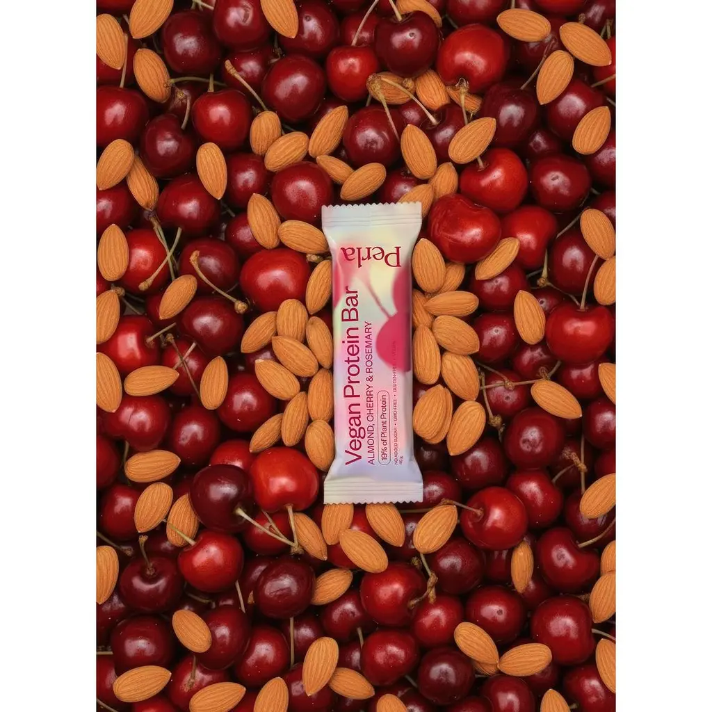 Набір батончиків Perla Helsa Box Vegan Protein Bar 45 г 10 шт. - фото 4