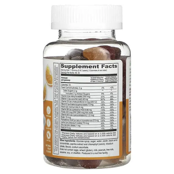 Мультивітаміни для дітей Kids Multivitamin 60 Gummies Lifeable vit0005318 - фото 2