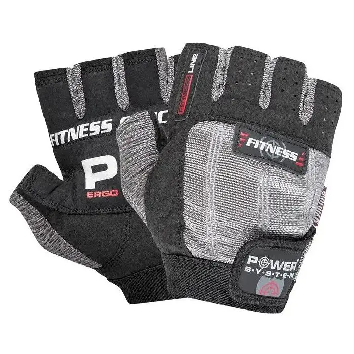 Рукавички для фітнесу Power System PS-2300, Grey/Black - S