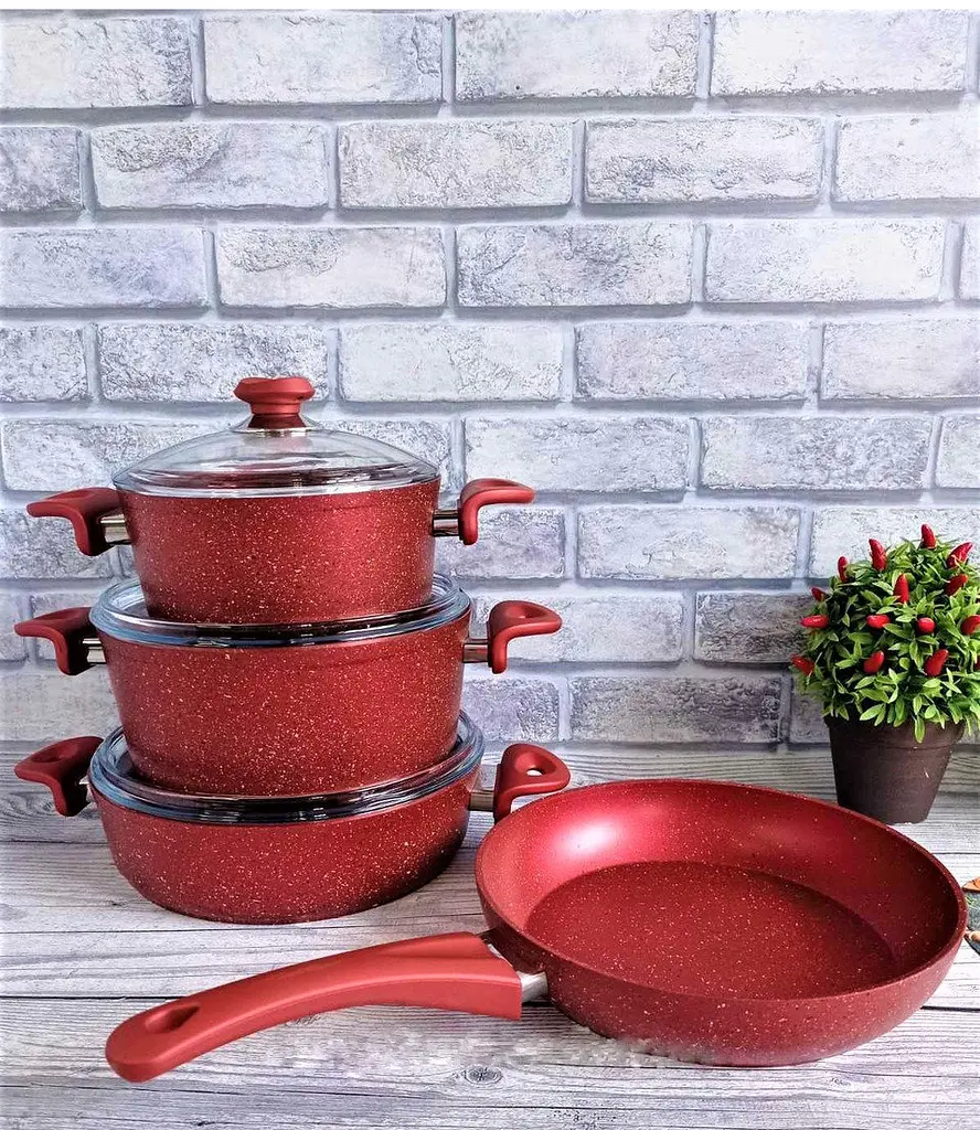 Набір посуду O.M.S. Collection 3005 Red 7 предметів