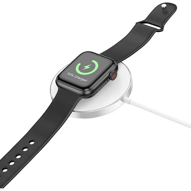 Бездротовий зарядний пристрій Hoco Delight Magsafe 3in1 Wireless Fast Charger 15W CW41 White [97880] - фото 3