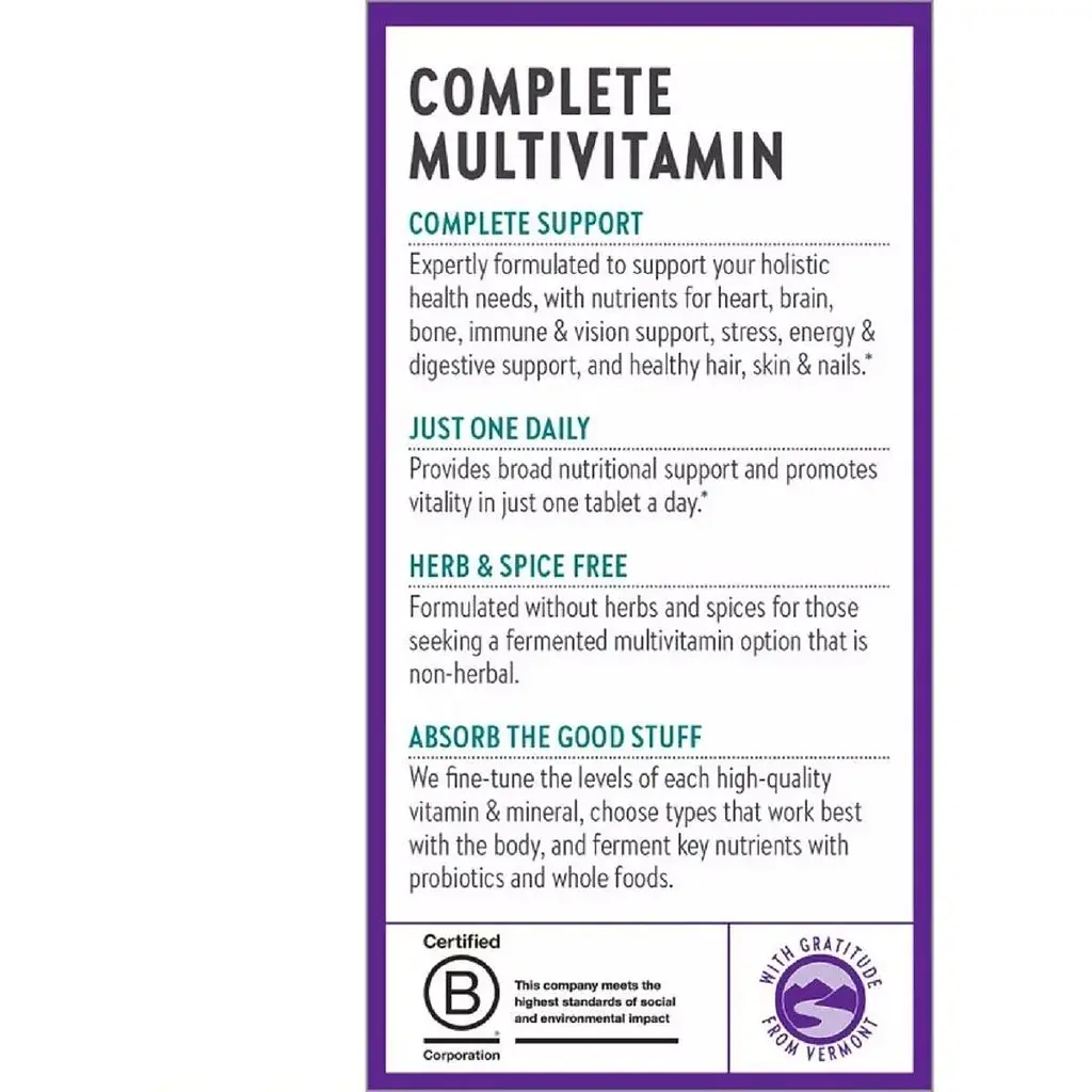 Мультивитамины New Chapter One Daily Multivitamin 72 таблетки - фото 3
