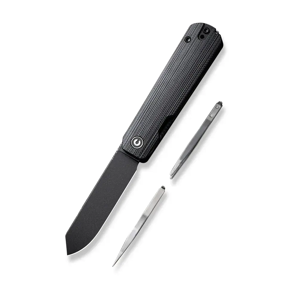 Ніж Civivi Sendy Milled, Black G10, Darkwash (C21004B-2)
