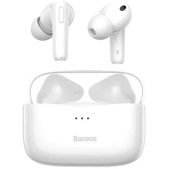 Наушники беспроводные Baseus S2 Simu NGS2-02 белые - фото 3