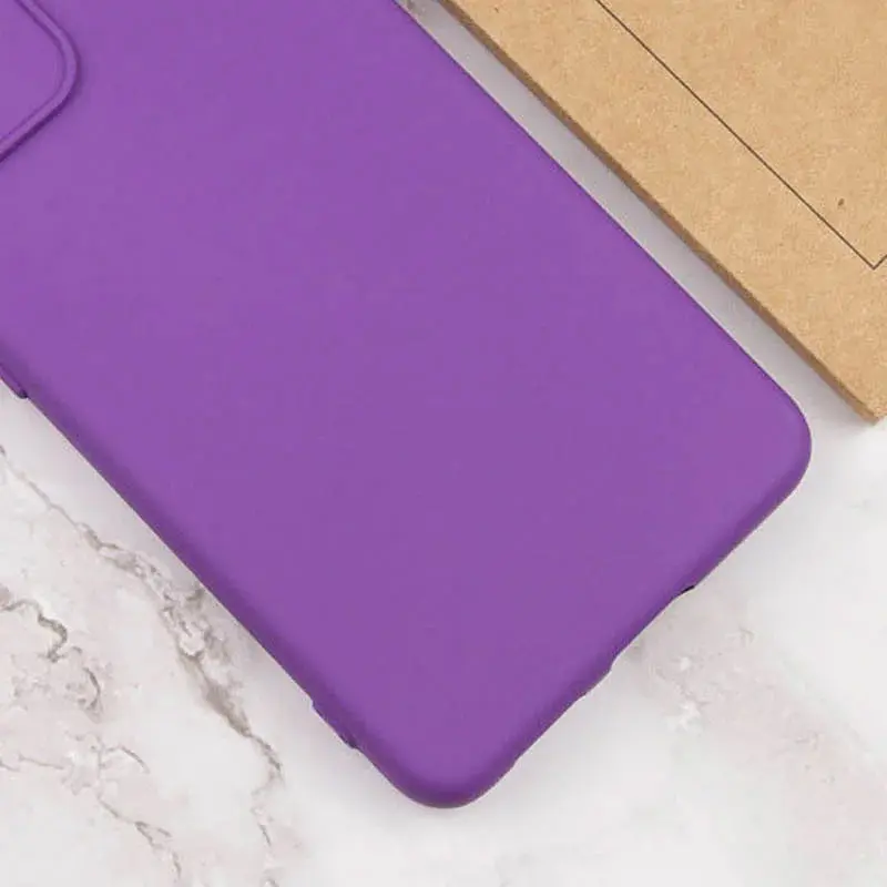 Чехол Lakshmi Full Camera Silicone Cover для Xiaomi Redmi Note 12 4G Purple [86116] - фото 4