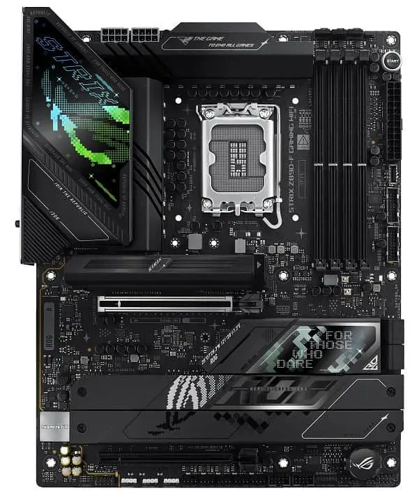 Материнська плата ASUS ROG STRIX Z890-F GAMING WIFI (ROG STRIX Z890-F GAMING WIFI) (Socket 1851, Intel Z890, ATX)
