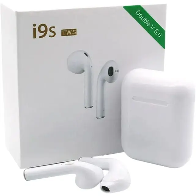 Бездротові навушники TWS i9s з боксом для заряджання White (au063)