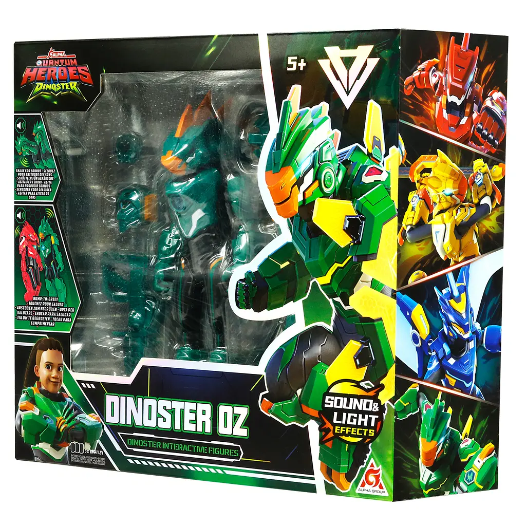 Фігурка з аксесуарами Dinoster - Оз зі світлом та звуком 20 см (EU583833) - фото 4
