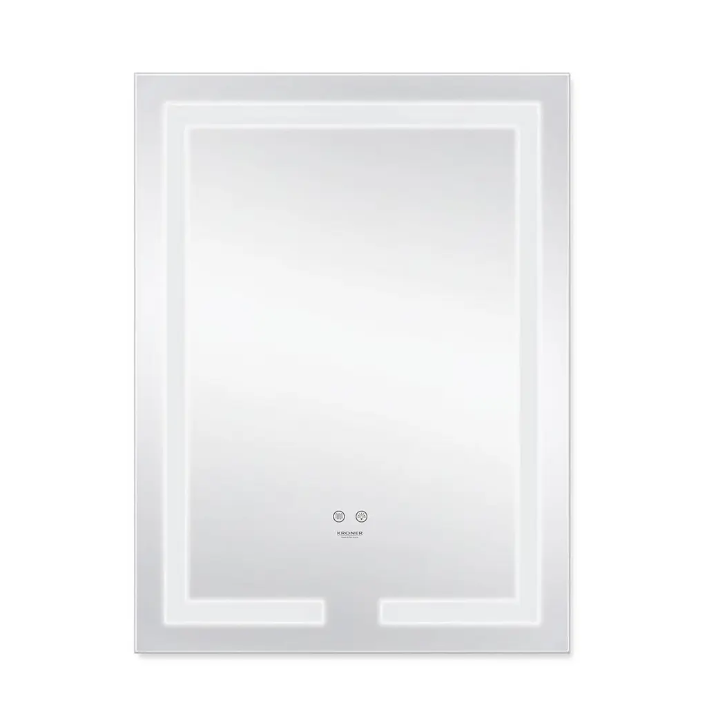 Дзеркало Kroner KRP Spiegel VR1 - 5080 з LED-підсвічуванням та антизапітнінням CV030039, Білий - фото 3
