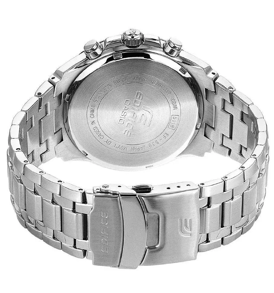 Часы мужские оригинальные японские Casio Edifice EF-539D-1AVEF кварцевые со стальным браслетом (модуль 5119) - фото 2