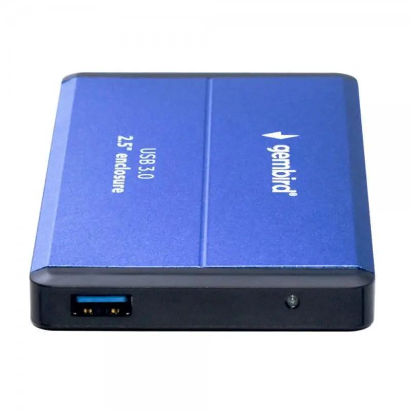 Зовнішня кишеня Gembird для підключення SATA HDD 2.5", USB 3.0, Синій (EE2-U3S-2-B) - фото 4