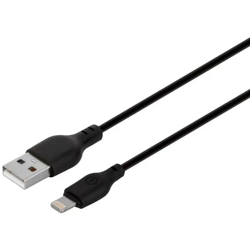 Сетевое зарядное устройство XO L57 2.4A/2USB + Lightning Cable Black - фото 2