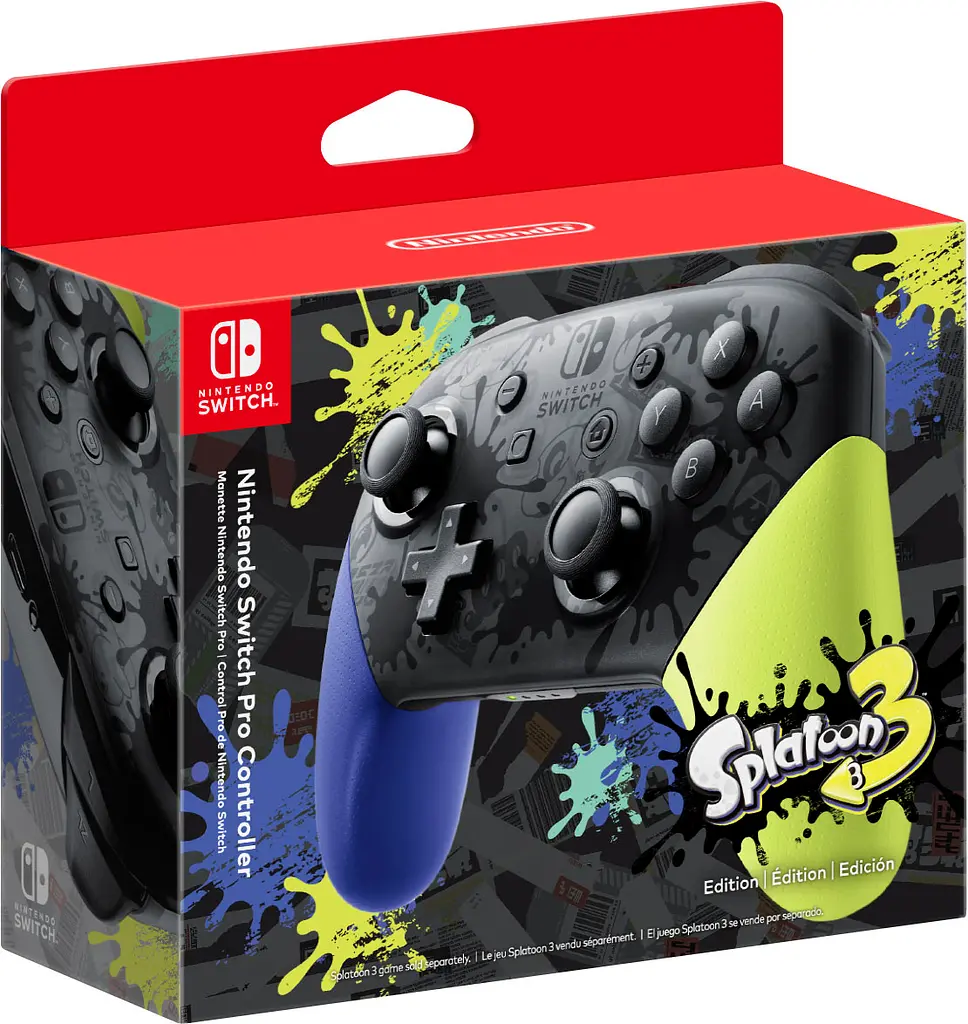 Геймпад Nintendo Switch Pro Controller Splatoon 3 Special Edition [71585] - фото 4