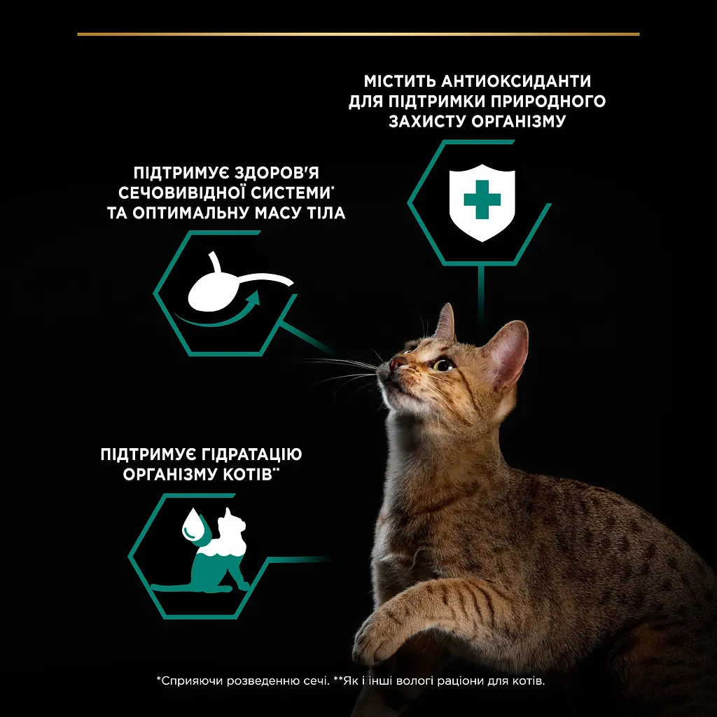 Уцінка. Набір вологого корму для дорослих стерилізованих котів Purina Pro Plan Sterilised шматочки у соусі з яловичиною та куркою 850 г (10 шт. х 85 г)  - фото 6