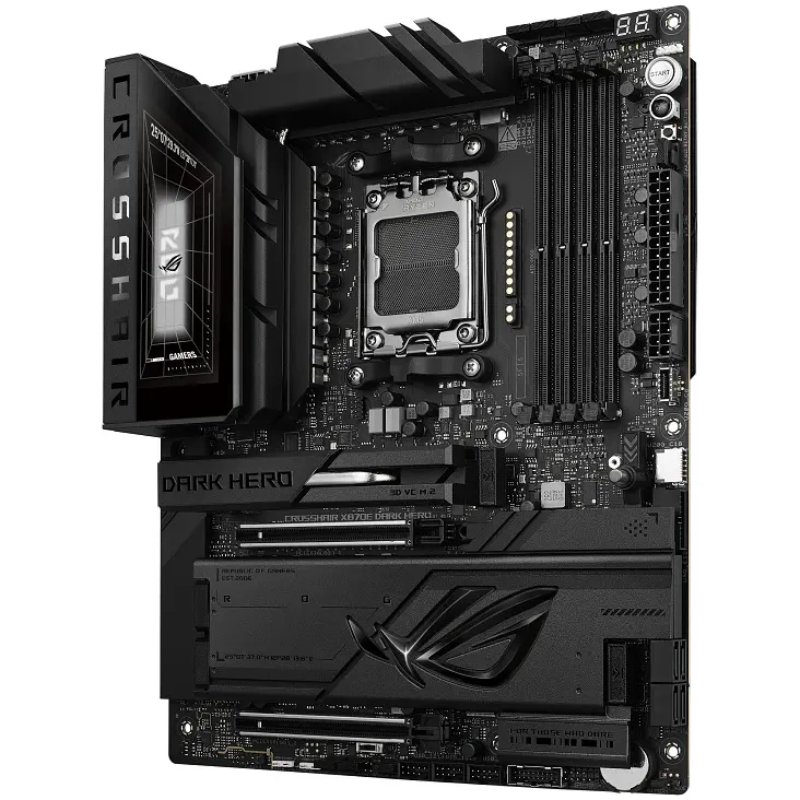 ASUS Материнська плата ROG CROSSHAIR X870E DARK HERO sAM5 X870E 4xDDR5 M.2 HDMI USB Type-C Wi-Fi BT ATX - фото 7
