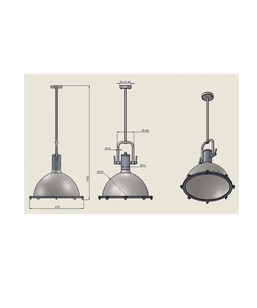 Люстра Loft, PikArt арт. 24270 Красный - фото 4