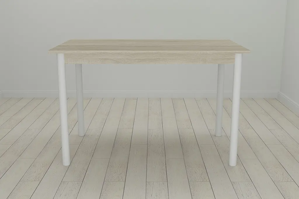 Стіл кухонний Ferrum-decor Беніта 75x120x80 Білий ДСП Сонома 16мм (FRD-106285) - фото 4