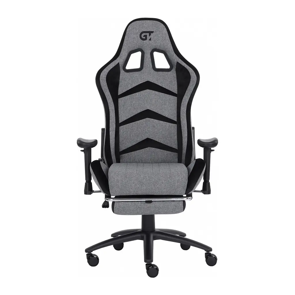 Крісло ігрове GT Racer X-2534-F Gray/Black Suede (X-2534-F Fabric Gray/Black Suede) - фото 8