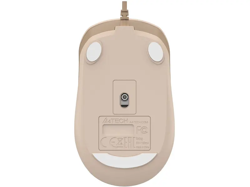 Миша A4Tech FM26 USB Cafe Latte - фото 2