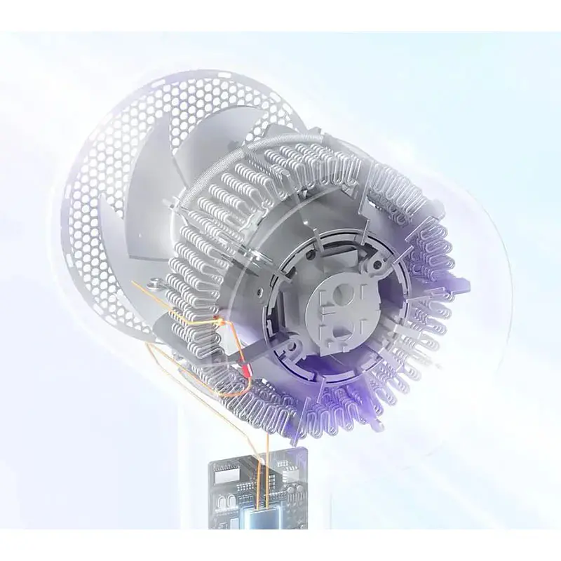 Фен Xiaomi Mijia Negative Ion Hair Dryer H301 Purple + (перехідник на EU розетку) (CMJ03ZHMV) - фото 2