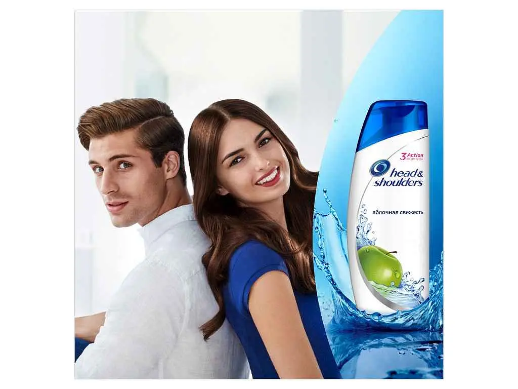 Шампунь HEAD & SHOULDERS 400мл Проти лупи Яблунева свіжість - фото 4