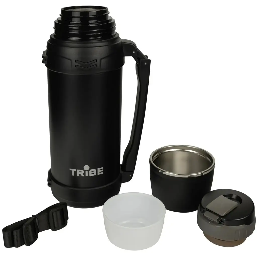Термос Tribe Family line 2 л T-DG-0001 Black (1042-T-DG-0001-black) - фото 3