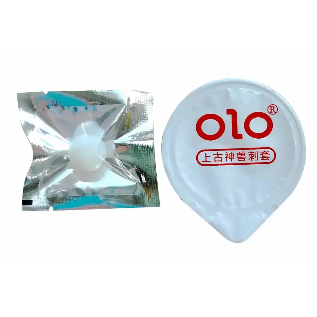 Презерватив OLO Flying Koi с шариком и мягкими шипами, для ярких ощущений и продления удовольствия, 1 шт Olo Olo Flying Koi 101873 - фото 2