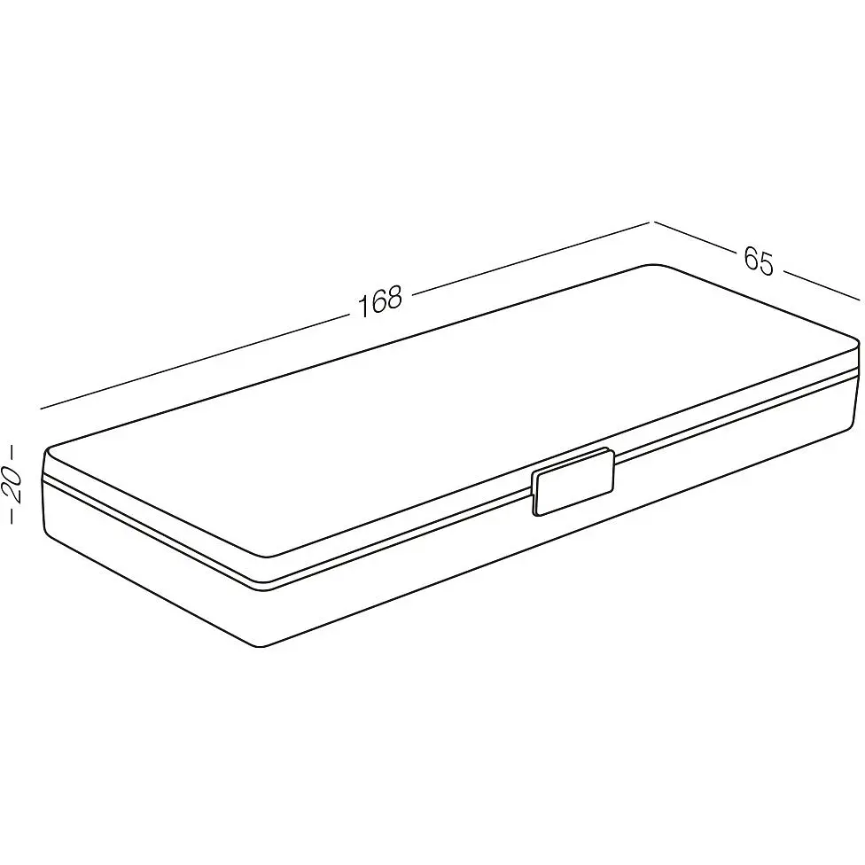 Органайзер МВМ My Home PC-08, 8 відділень 16.8х6.5х2 см прозорий (PC-08 T) - фото 4