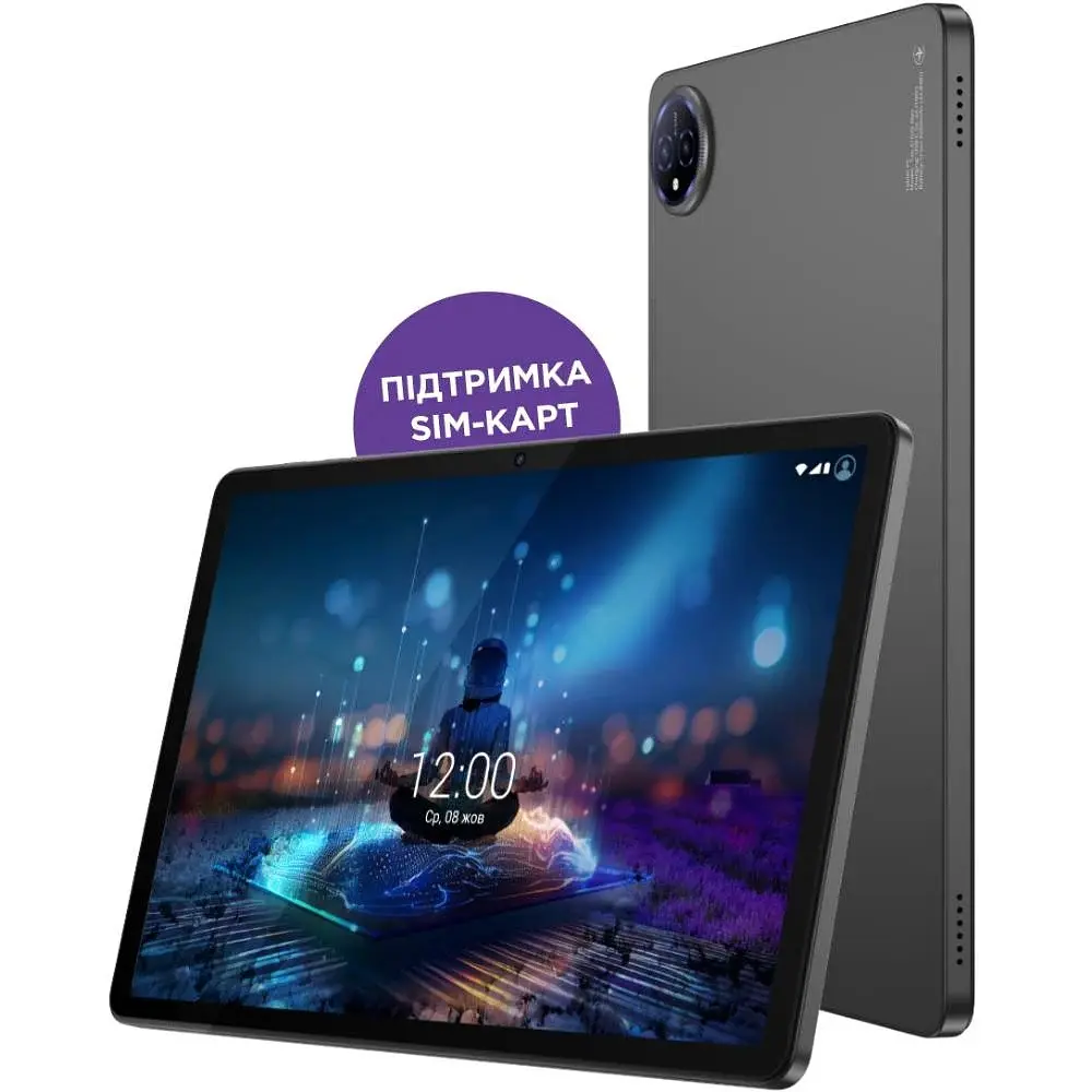 Планшет Sigma Tab A1035 MAX 8/128GB із сім-картою 4G (11 дисплей акб 6000 мАг) темно сірий - фото 8
