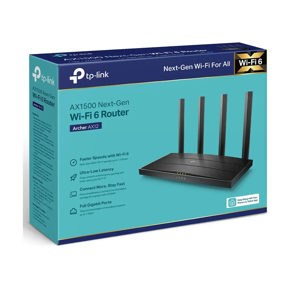 Маршрутизатор TP-Link ARCHER-AX12 - фото 4