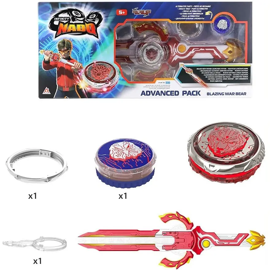 Дзига Auldey Infinity Nado VI Advanced Pack Blazing War Bear (EU654132) - фото 2