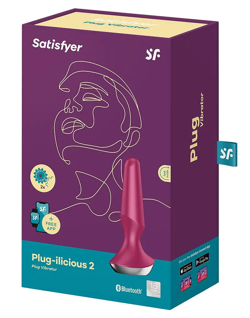 Анальна смарт-вібропробка Satisfyer Plug-ilicious 2 Berry Satisfyer IG003276; SO5443 91926 - фото 2