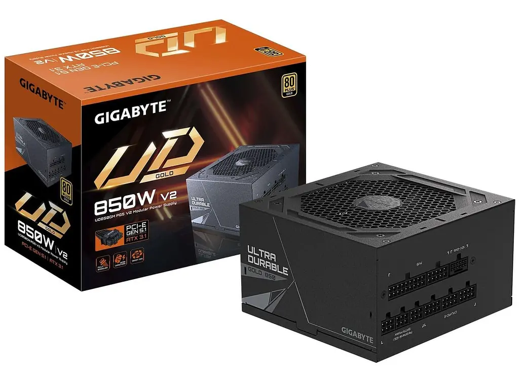 Блок живлення GIGABYTE GP-UD850GM PG5 V2 850W ATX 3.1 80+ Gold (GP-UD850GM PG5 V2) Black - фото 7