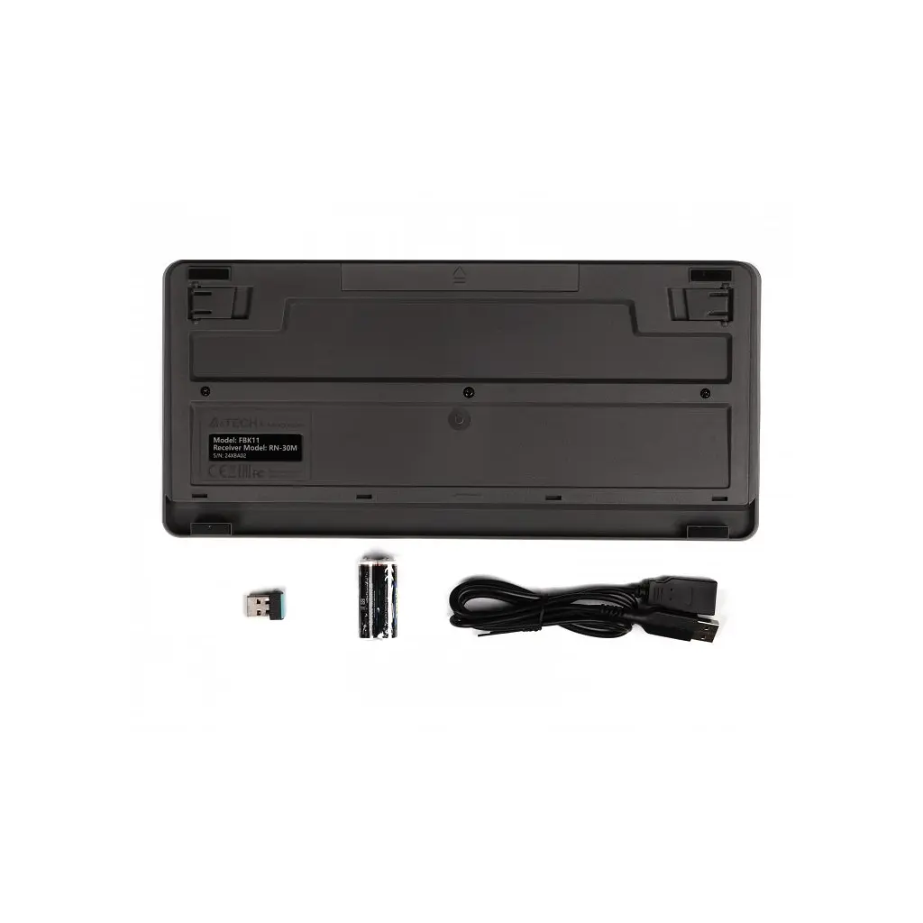 Клавіатура A4Tech FBK11 Wireless Grey (4711421965422) - фото 6