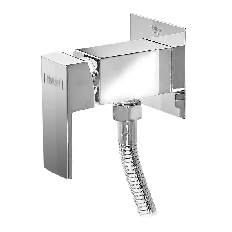 Гигиенический душ скрытого монтажа Haiba Kubus 002 HB3950, Хром - фото 4