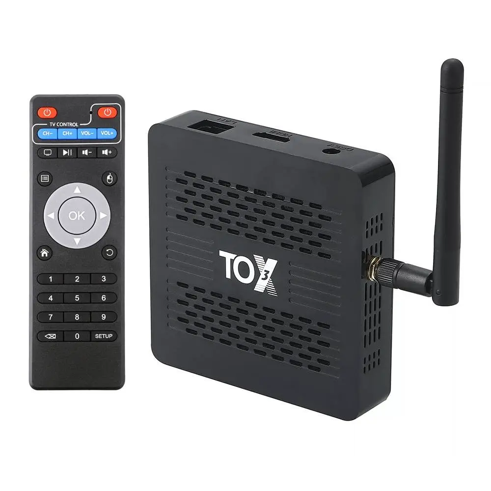 Смарт ТВ приставка TOX3 4/32 Гб rev. 2 Smart TV Box Android 11 - фото 8