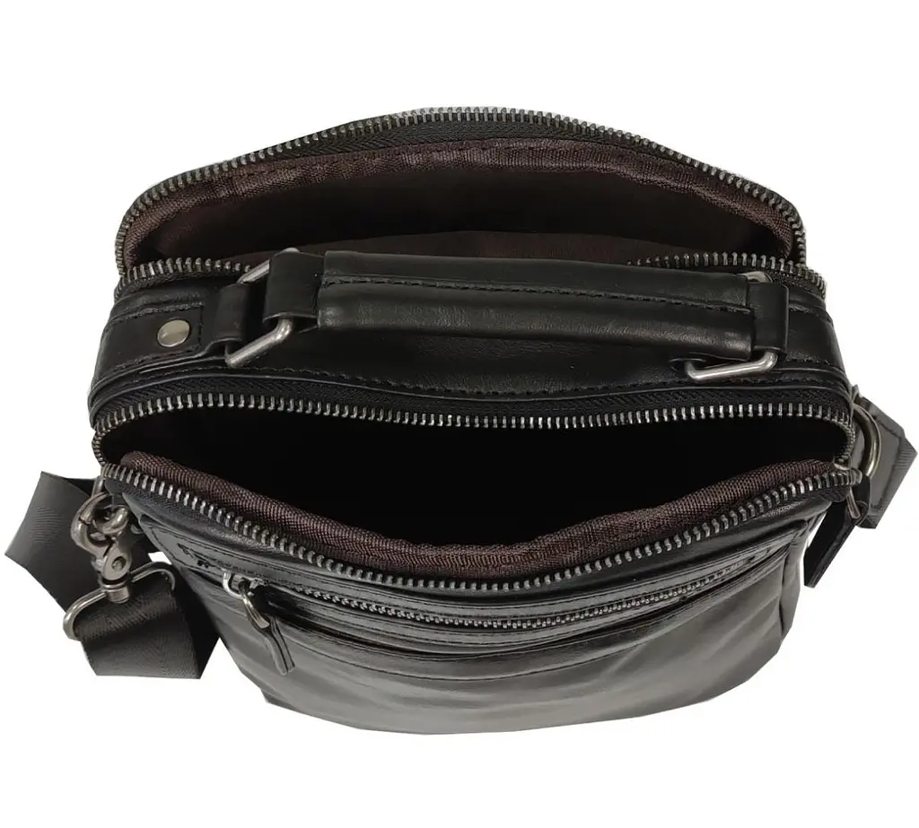 Чоловіча сумка з м'якої шкіри Tiding Bag S-JMD10-161-1A - фото 5