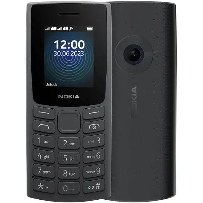 Телефон кнопковий Nokia 110 DS 2023 charcoal (TA-1567) - фото 2