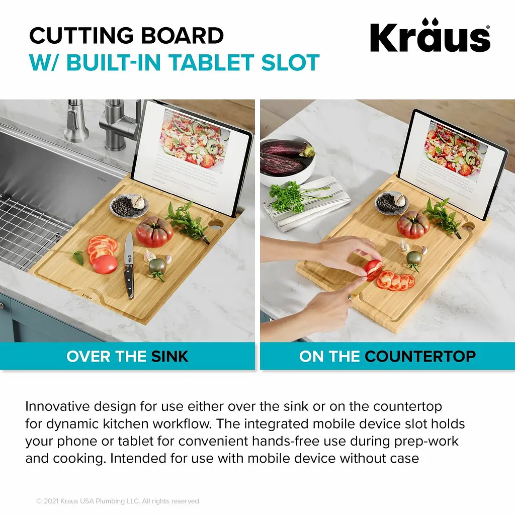 Дошка для нарізання Kraus KCBT-WS103BB - фото 11
