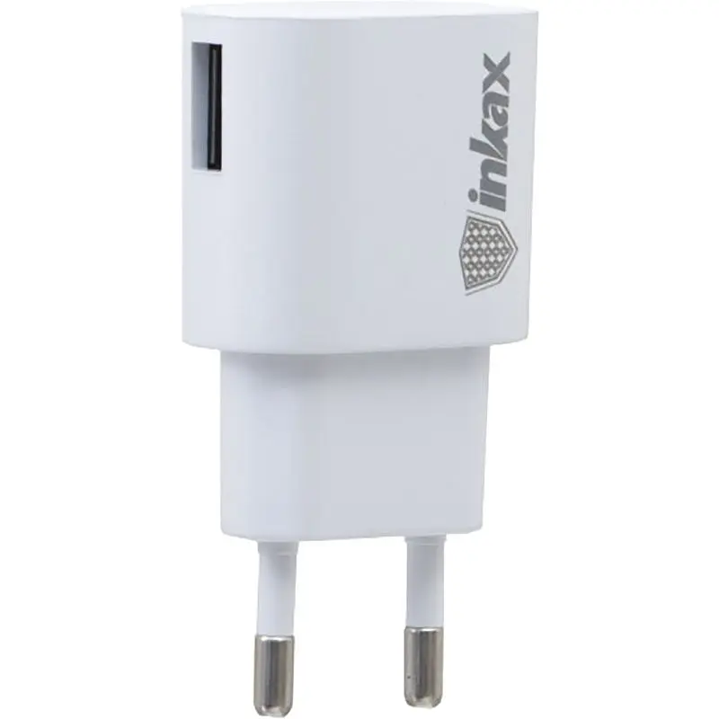 Сетевое зарядное устройство INKAX CD-08 Travel charger + Lightning cable 1USB 1A White - фото 2