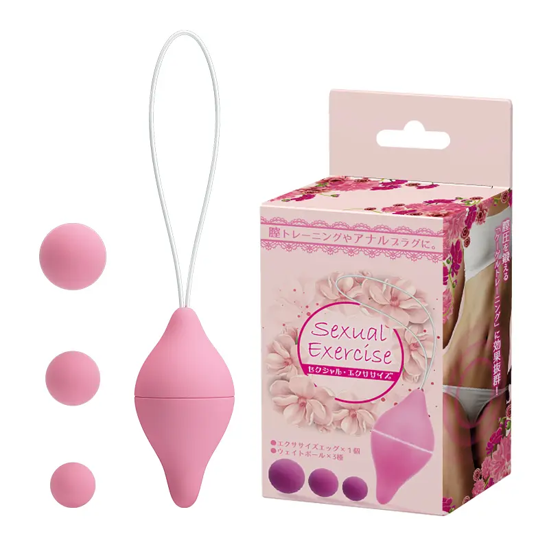 Вагінальні кульки - Sexual Exercise Ball Pink LyBaile BI-014496 88684 - фото 4