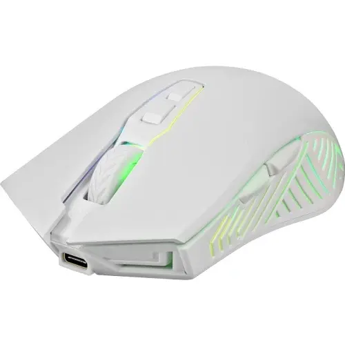 Миша бездротова Pandora GM-502, White, USB адаптер 2.4 ГГц, оптична Defender teh0028182 - фото 2