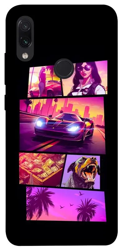 TPU чохол Demsky GTA vibes для Xiaomi Redmi Note 7 / Note 7 Pro / Note 7s