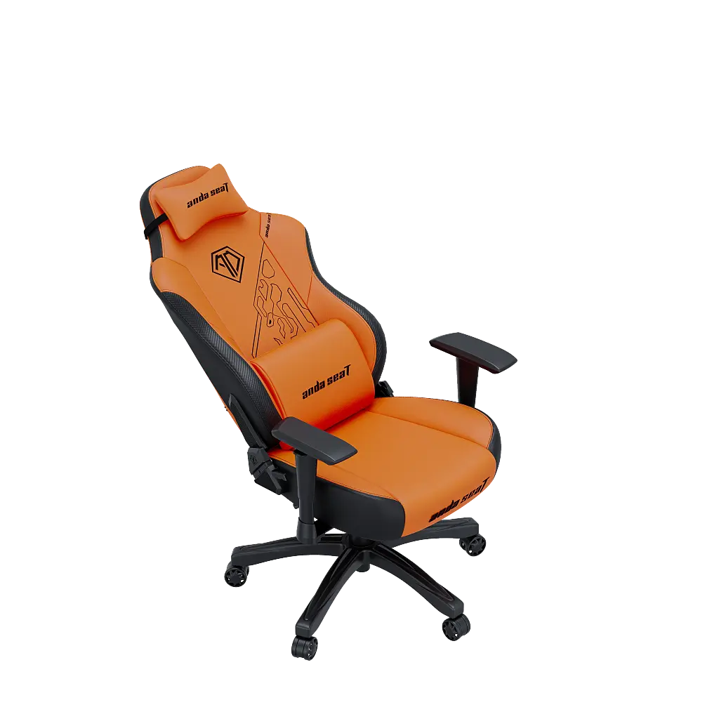 Ігрове крісло Anda Seat Phantom 3 Tiger edition Orange Size L (AD18Y-14-OB-PV/C) - фото 6