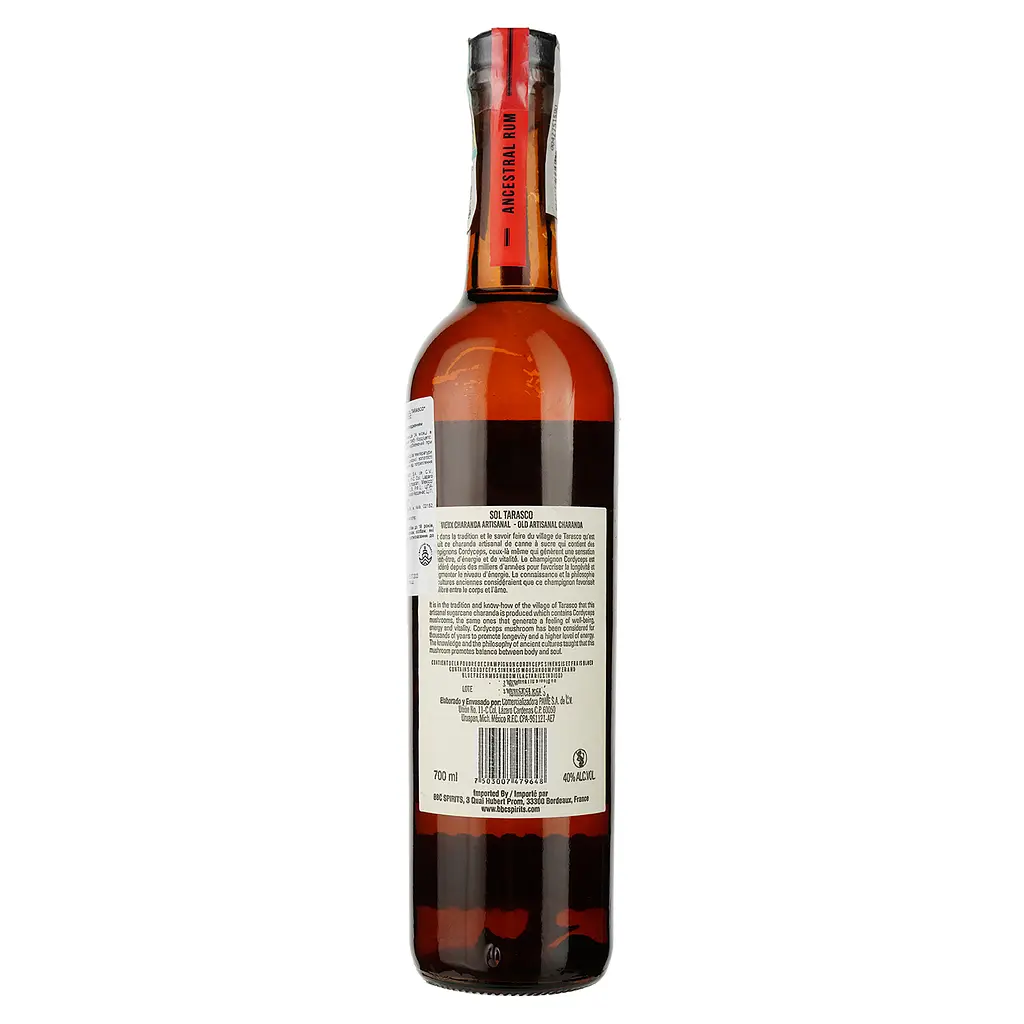 Чаранда Sol Tarasco Hongos Anejo 40% 0.7 л - фото 2
