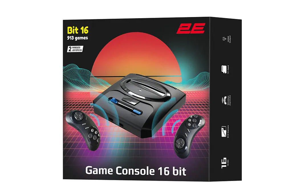 2E Ігрова консоль 16bit HDMI (2 бездротових геймпада 913 ігор) - фото 10