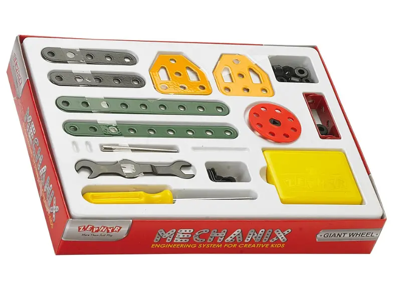 Конструктор Zephyr Mechanic Giant Wheel металевий розвивальний 2 моделі  - фото 3