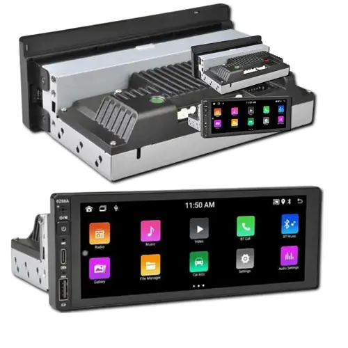 Универсальная магнитола 1din-6.9 с экраном 6.9, 2 ГБ ОЗУ, 32 ГБ ПЗУ, Android 12, поддержка Carplay, XPRO (42455-6288A32_2670) - фото 2